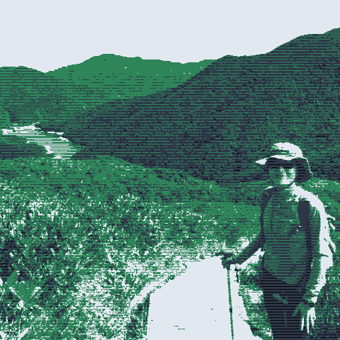 Dithered photo of Naty