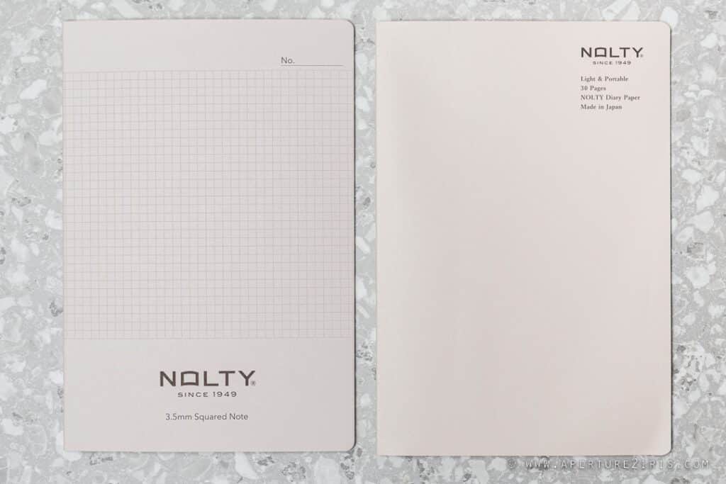 Additional notebooks in B6 size.